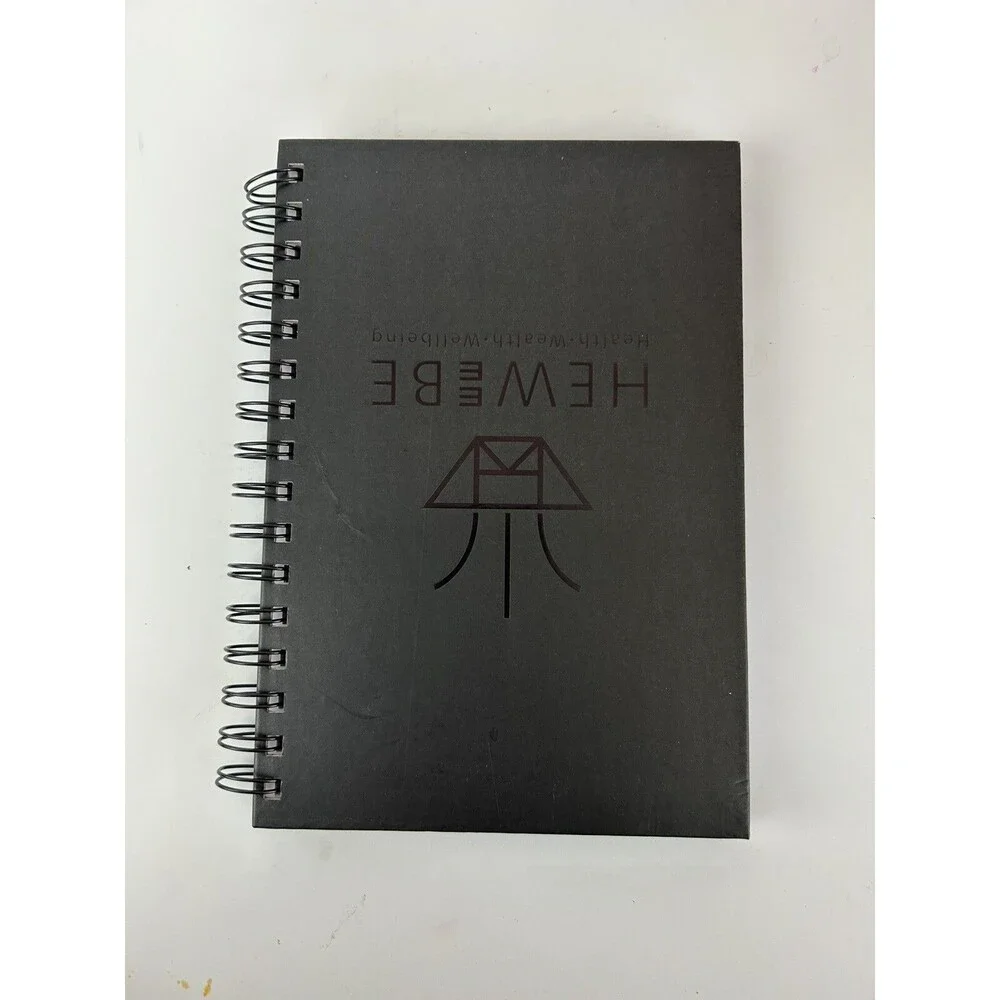 HEWEBE Fitness Planner Workout Journal Gym Training Log Spiral Notebook